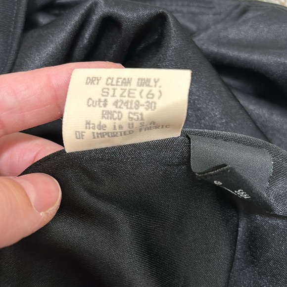 Shelli Segal Laundry black criss cross strap dress 6 - Picture 7 of 8